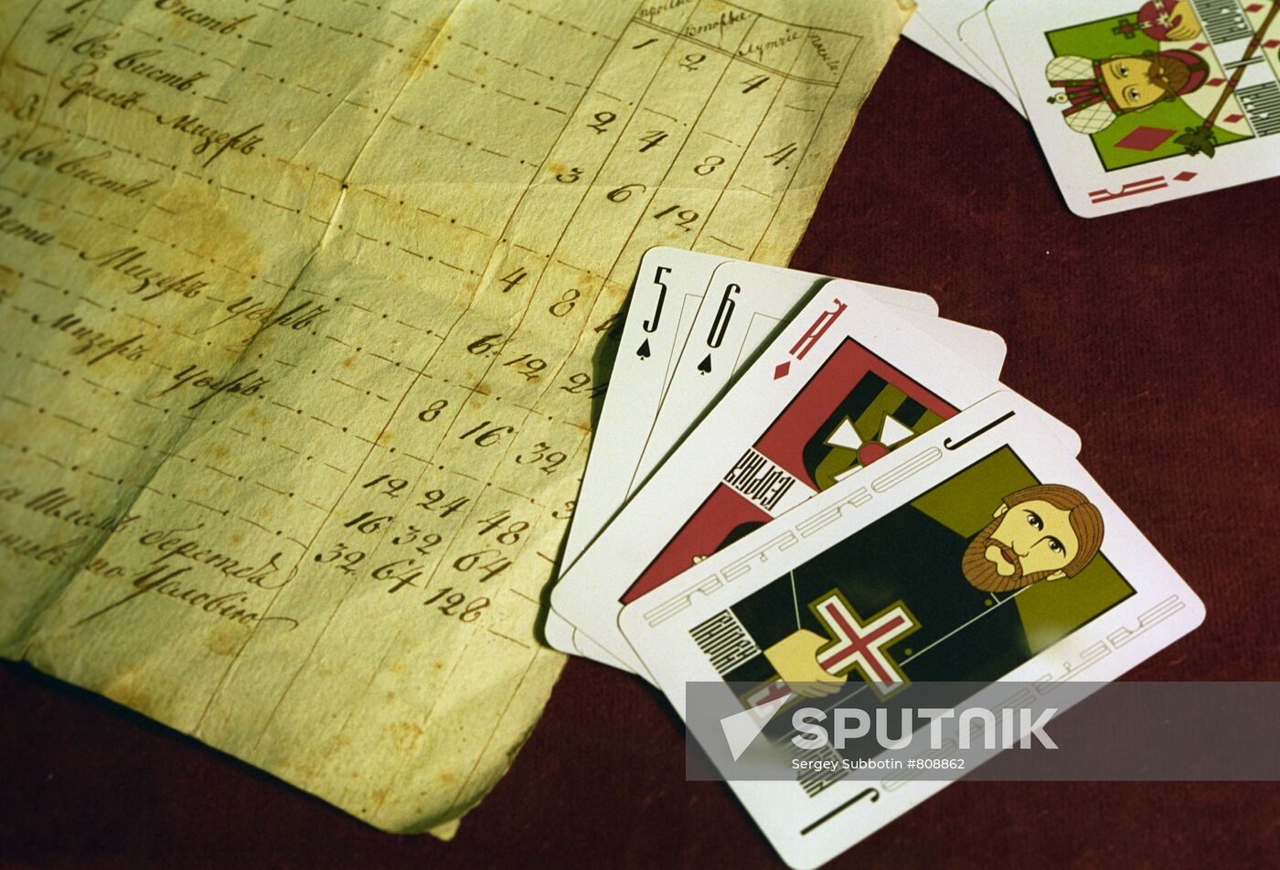Modern playing cards