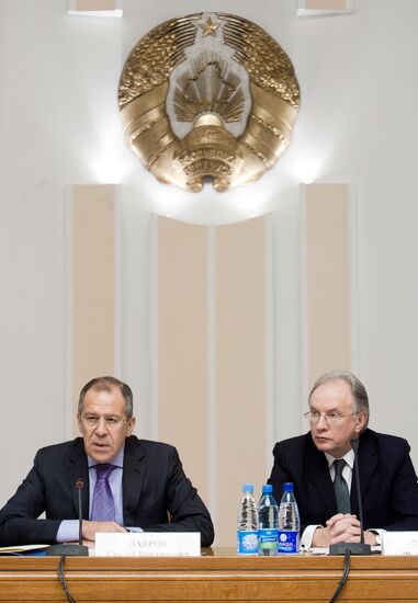 Sergei Lavrov and Sergei Martynov
