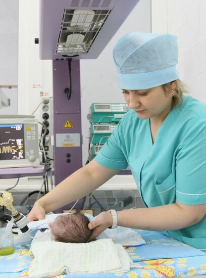 A baby in an emergency Department