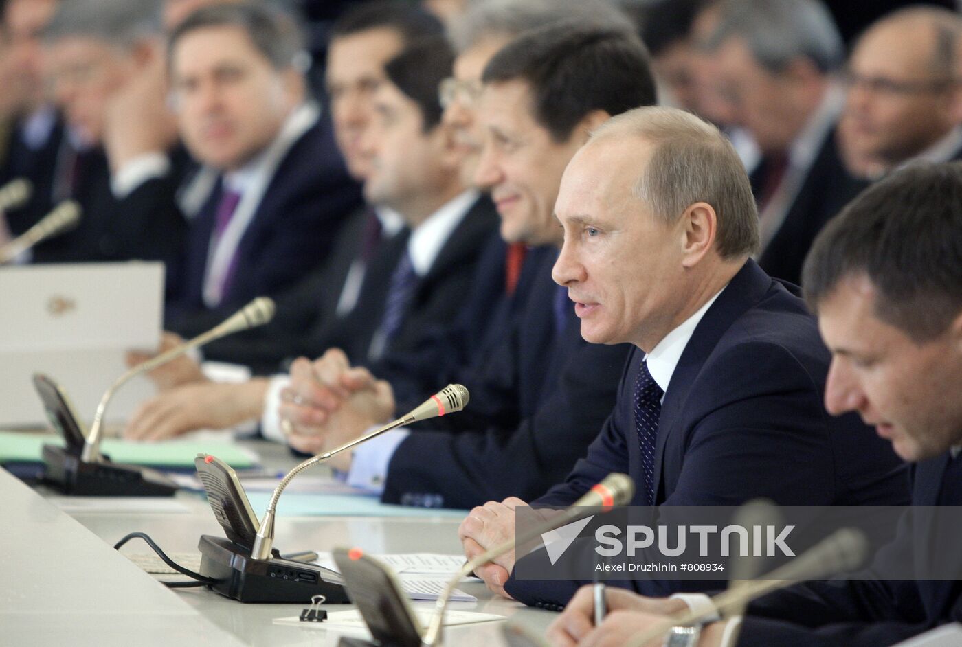 Vladimir Putin visits the Northwest Federal District