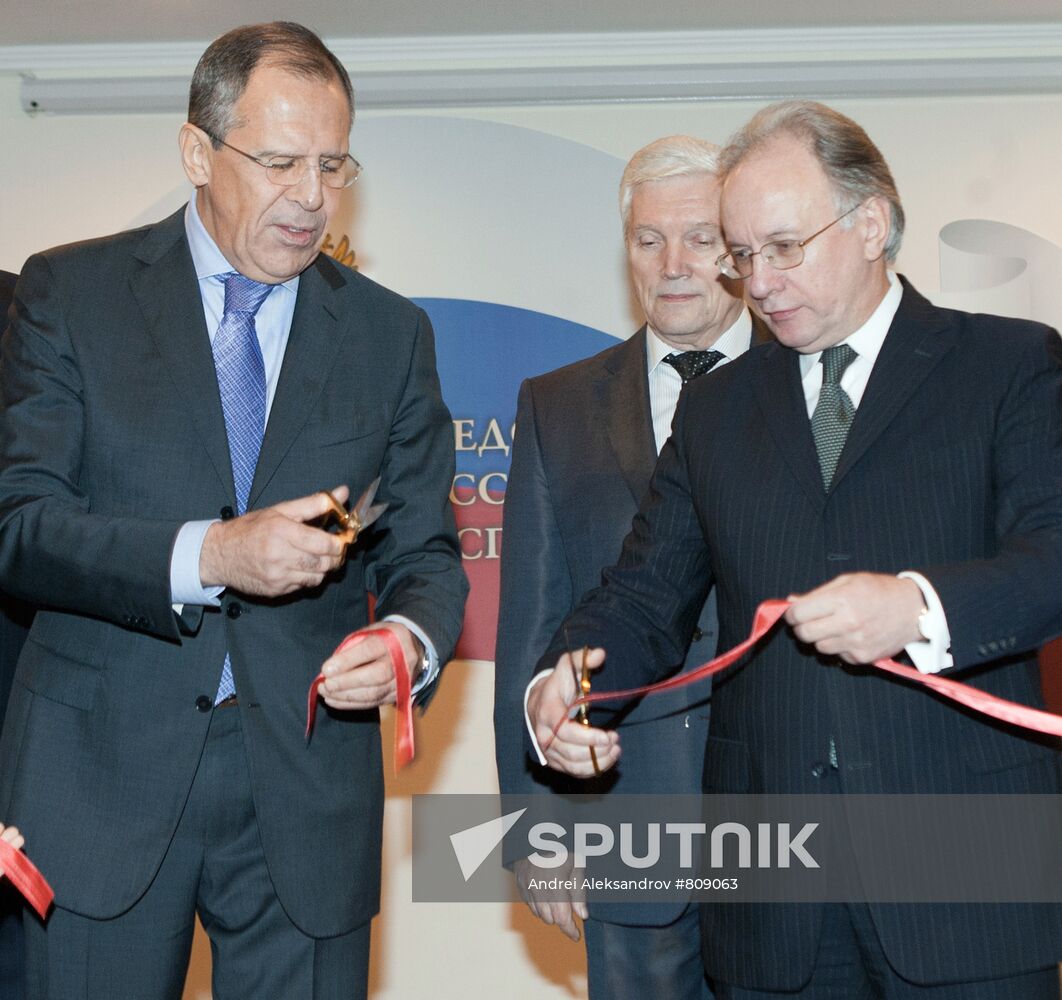 Sergei Lavrov and Sergei Martynov
