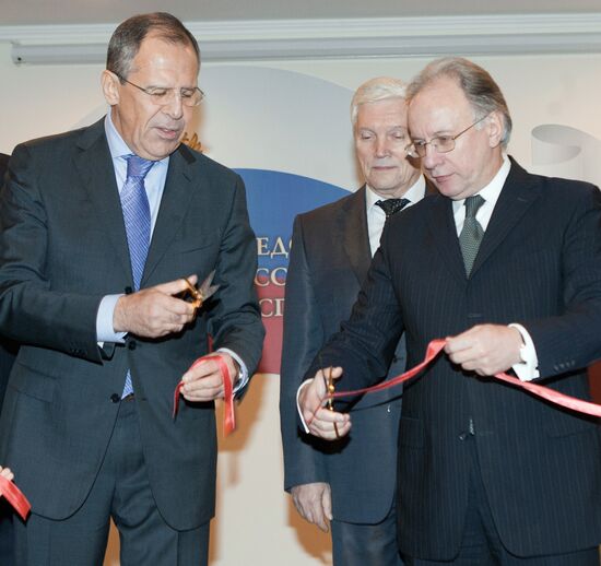 Sergei Lavrov and Sergei Martynov