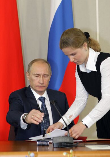 Vladimir Putin visits North-western Federal District