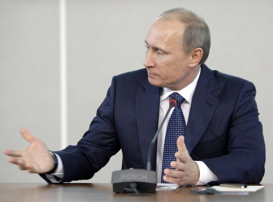 Vladimir Putin visits North Western Federal District