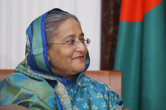 Vladimir Putin meets with Hasina Wazed