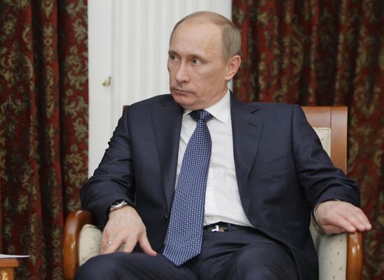 Vladimir Putin meets with Robert Zoellick