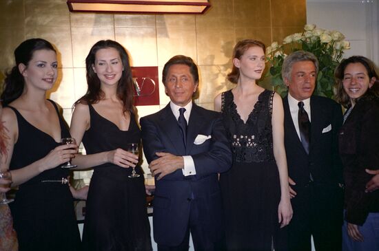 Italian fashion designer Valentino