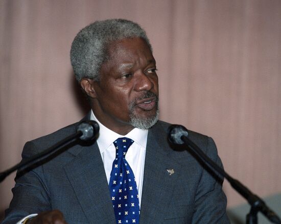 Official visit of UN Secretary-General Kofi Annan