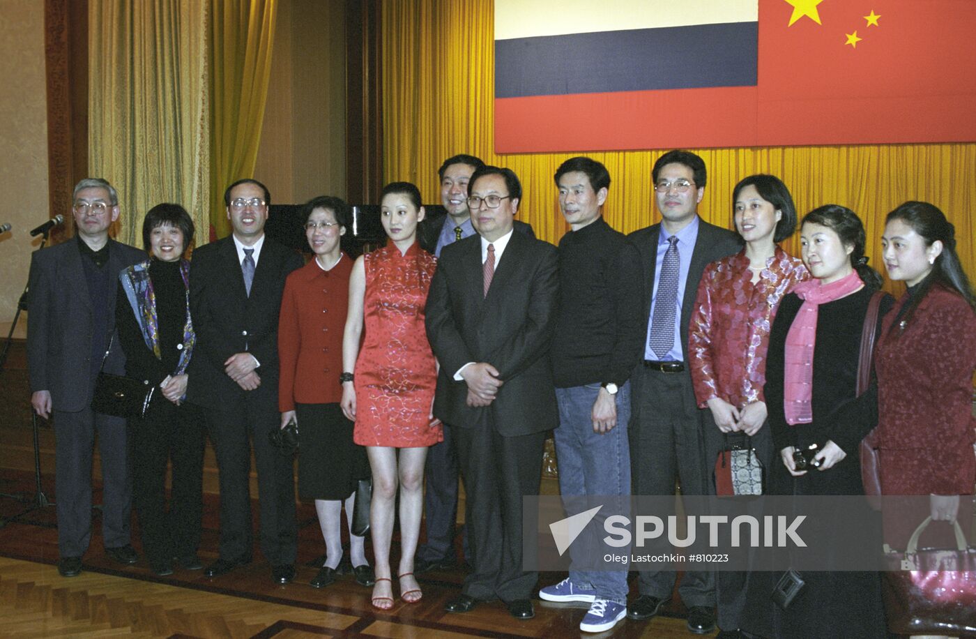 Chinese delegation visiting Moscow