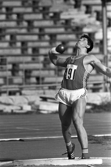 Soviet track and field athlete Vyacheslav Lyko