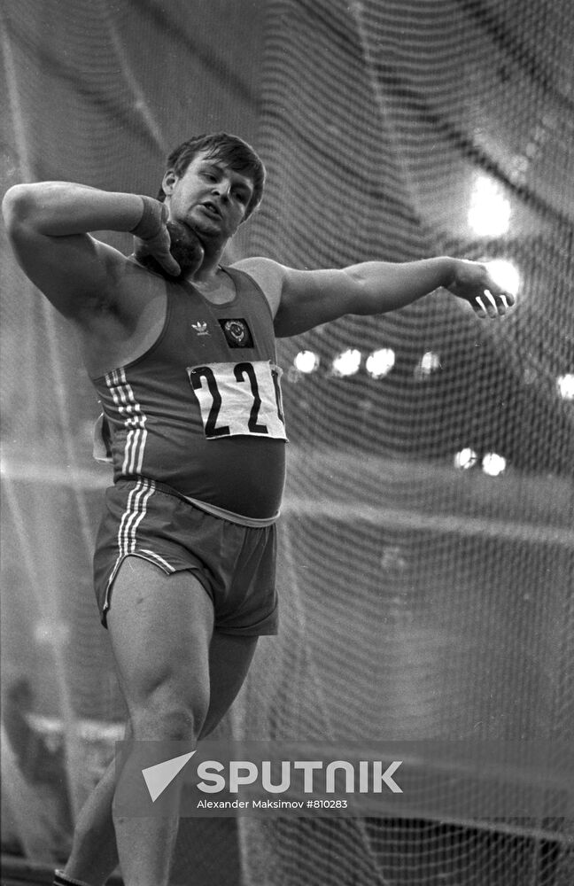 Soviet track and field athlete Sergei Kasnauskas