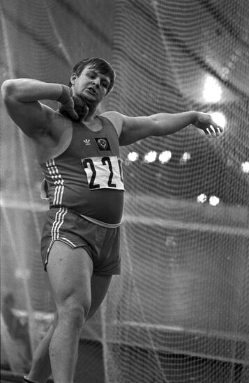 Soviet track and field athlete Sergei Kasnauskas