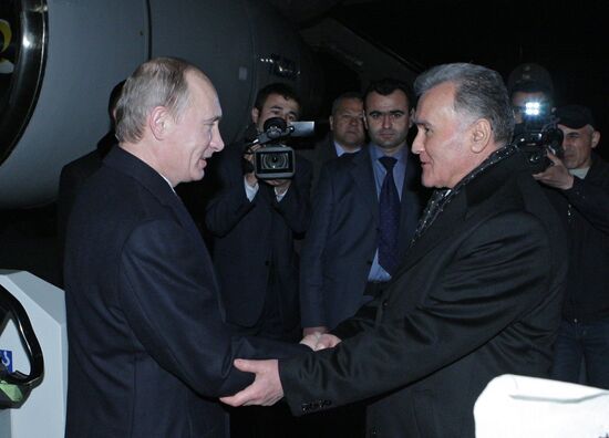 Vladimir Putin on working visit to Dushanbe