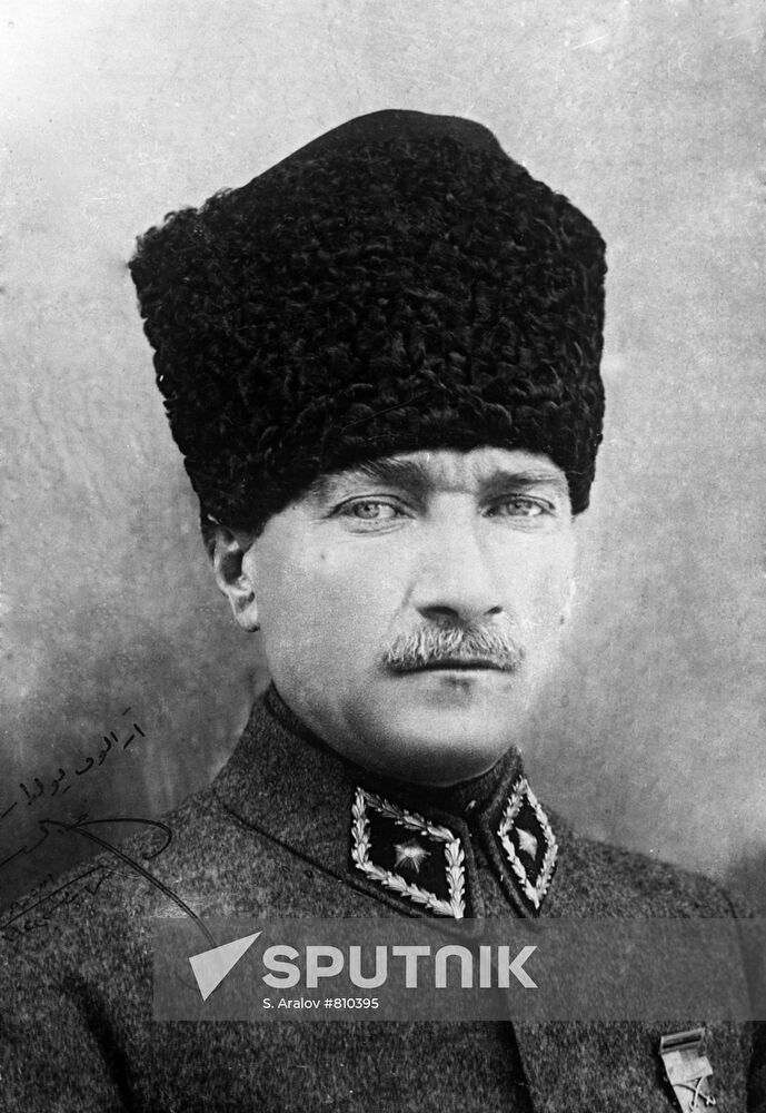 Portrait of Mustafa Kemal Ataturk