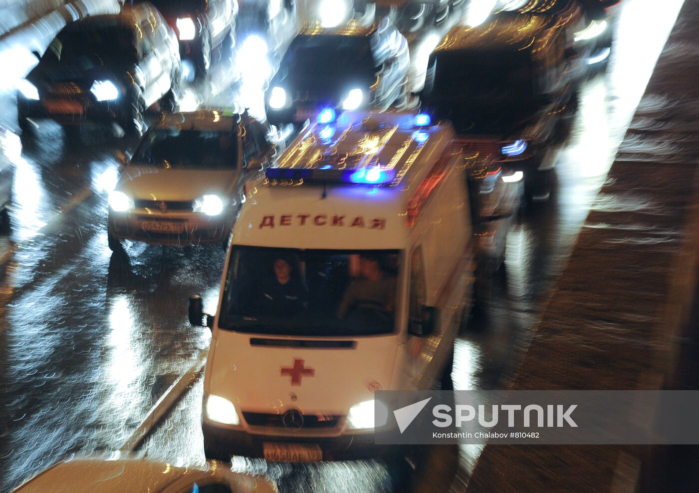 Traffic jams in Moscow