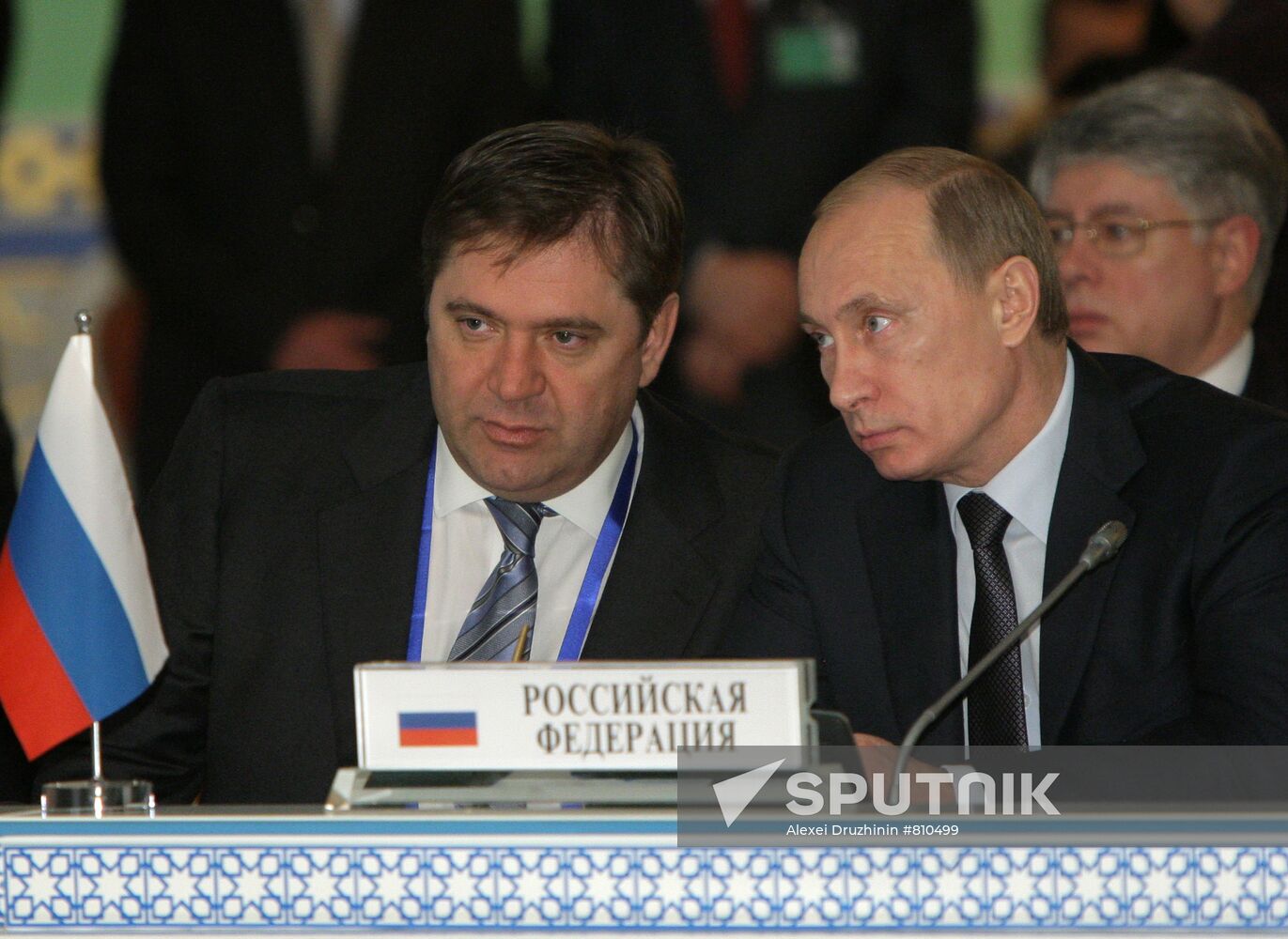 Vladimir Putin and Sergei Shmatko