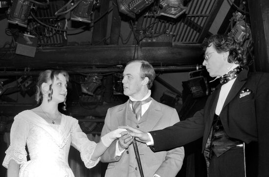 Scene from performance "Romances with Oblomov"