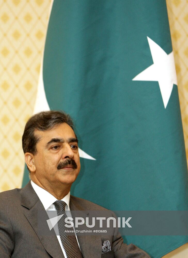 Pakistani Prime Minister Yousaf Raza Gillani