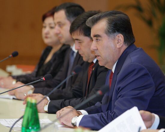 Tadjik President Emomali Rakhmon