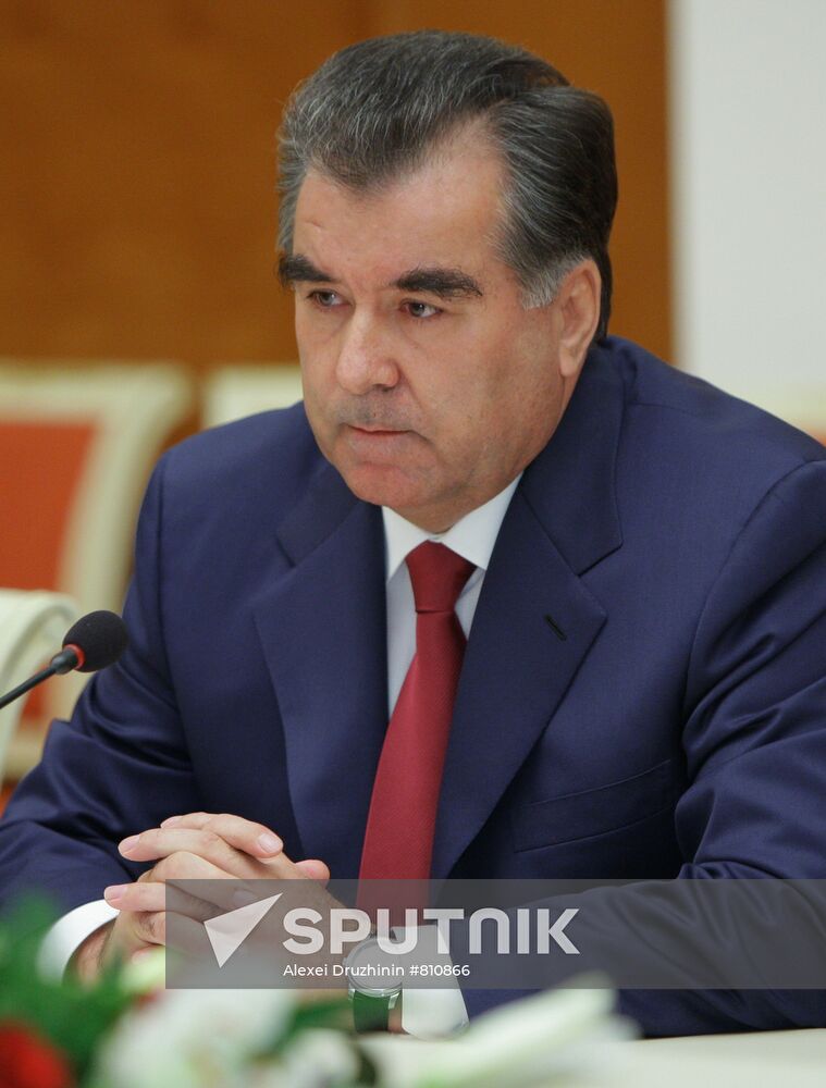 Tadjik President Emomali Rakhmon