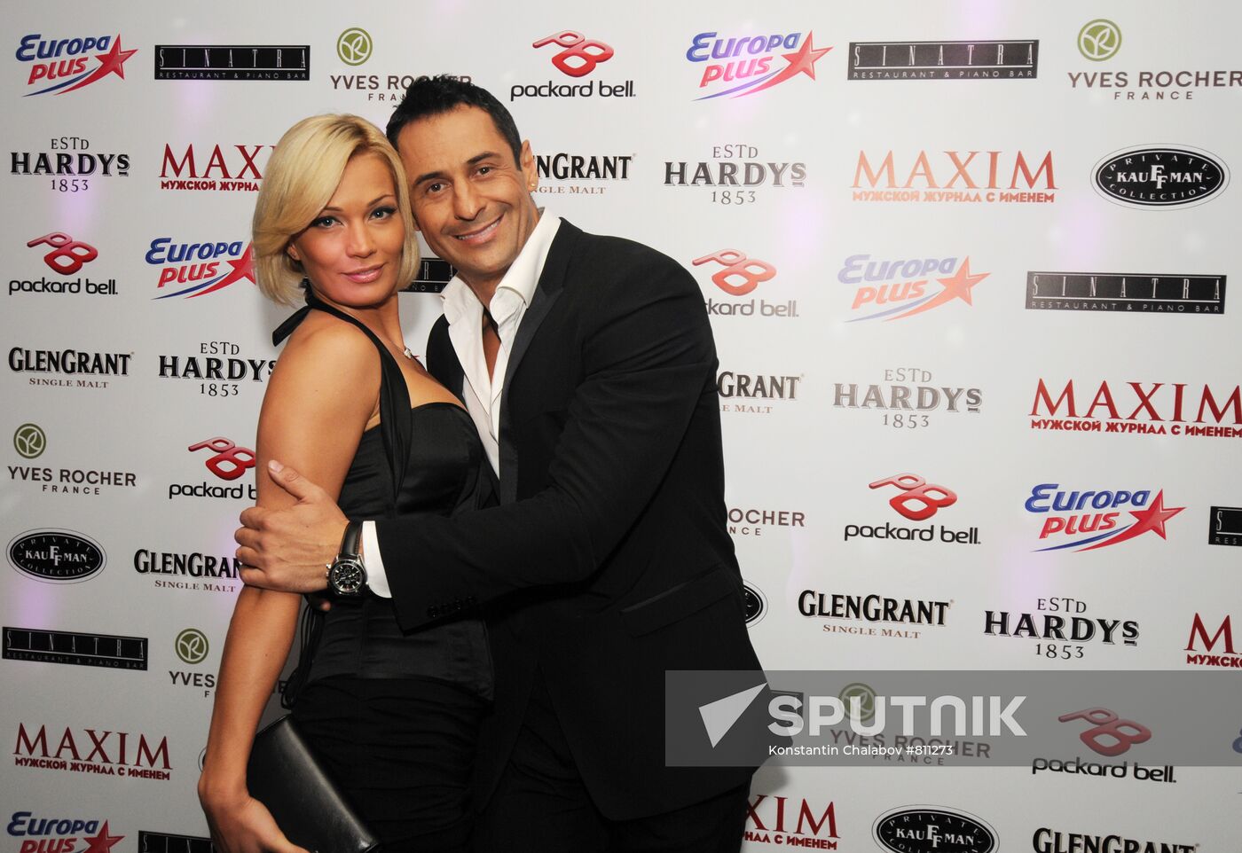 Stas Kostyushkin and his wife Yulia