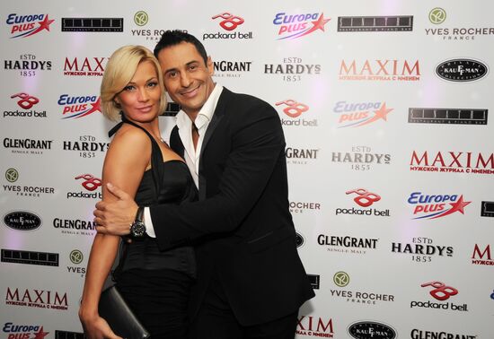 Stas Kostyushkin and his wife Yulia