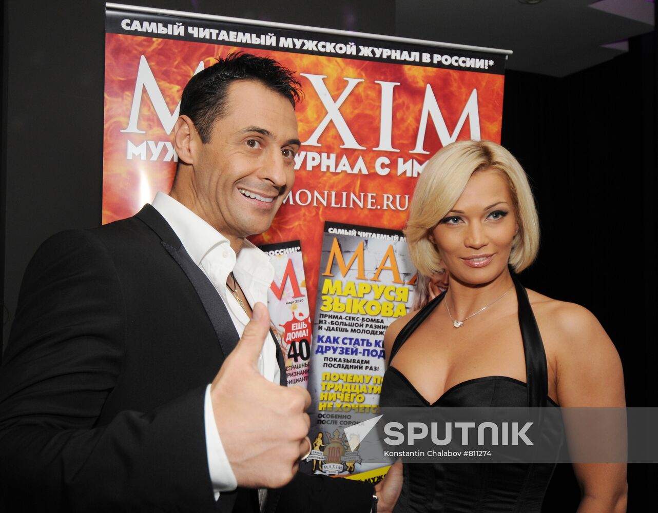 Stas Kostyushkin and his wife Yulia