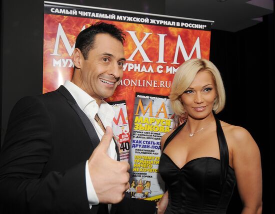 Stas Kostyushkin and his wife Yulia