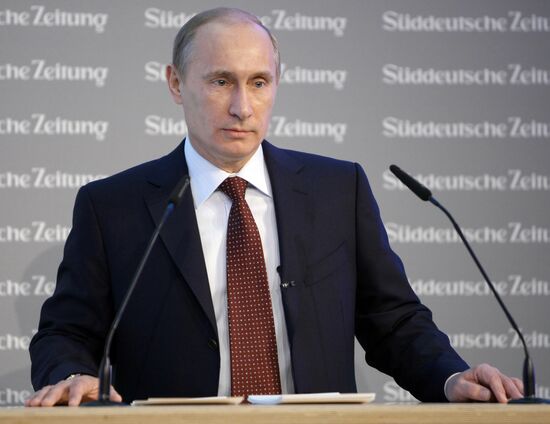 Vladimir Putin visits Germany