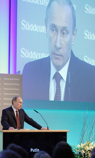 Vladimir Putin visits Germany