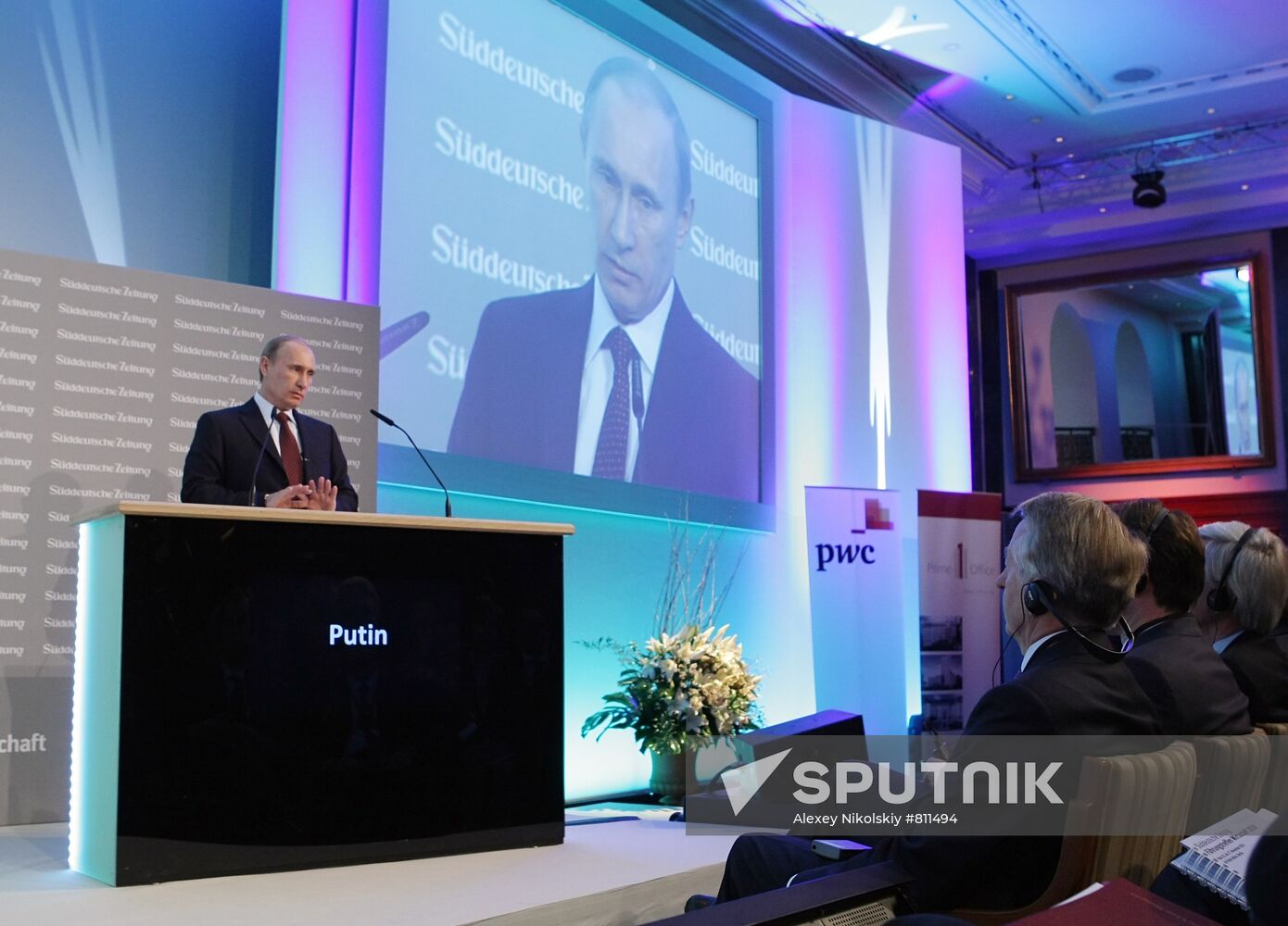 Vladimir Putin visits Germany