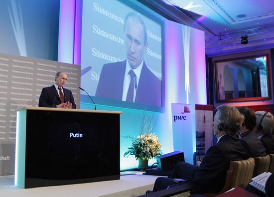 Vladimir Putin visits Germany