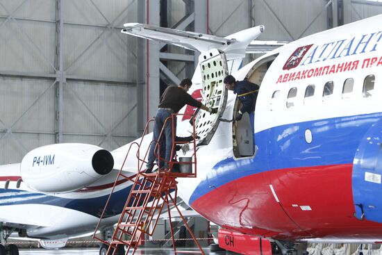 Aircraft repairs at Vnukovo Aviation Repairs Factory