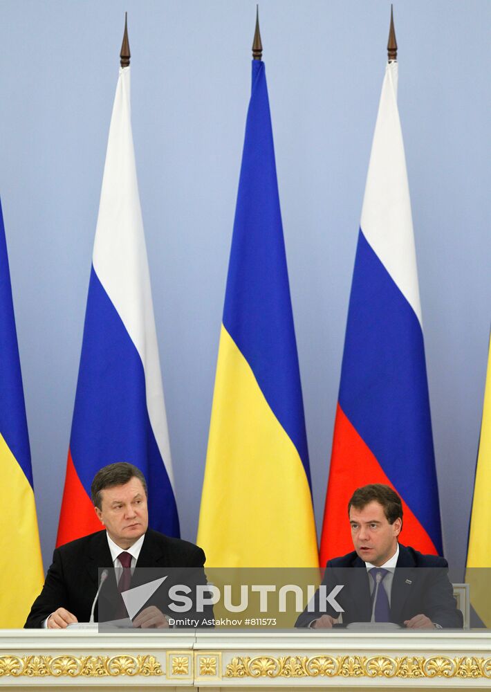 4th session of Russian-Ukrainian Inter-Governmental Commission