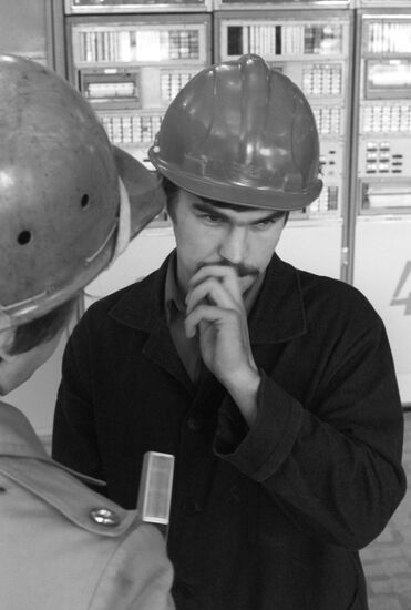 Machine operator A.Volkov