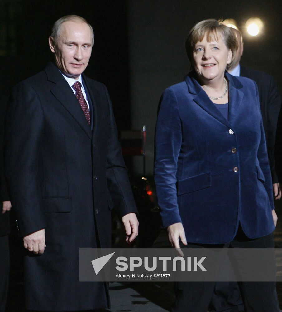 Vladimir Putin visits Germany