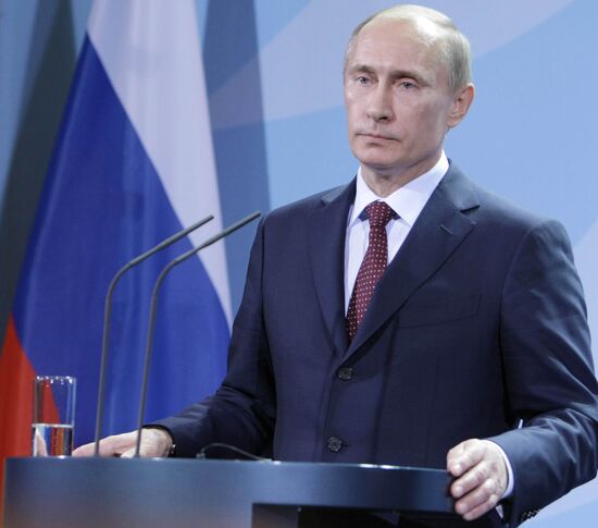 Vladimir Putin visits Germany