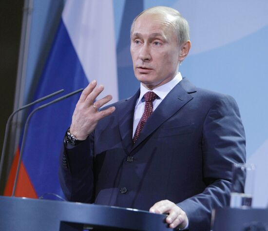 Vladimir Putin visits Germany