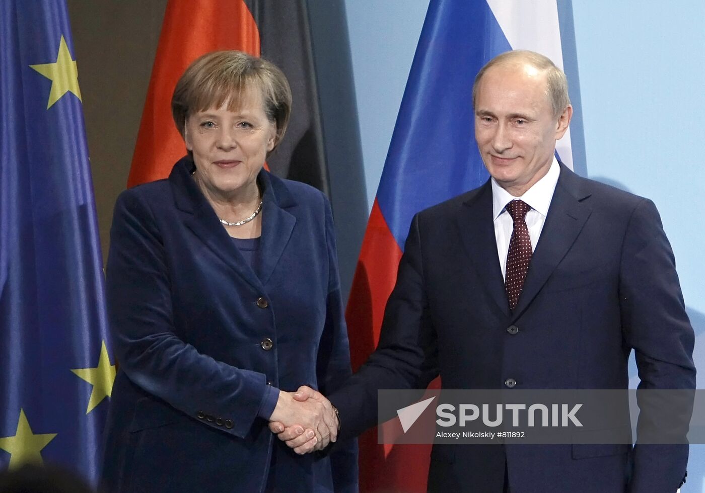 Vladimir Putin visits Germany