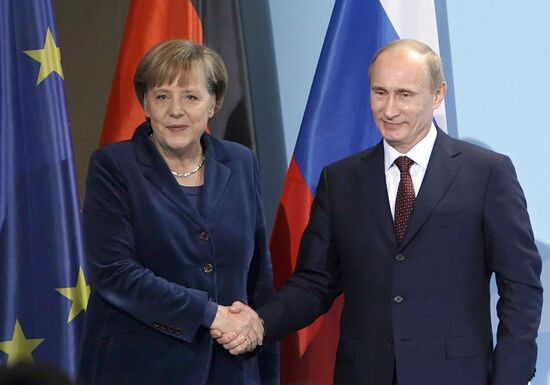 Vladimir Putin visits Germany