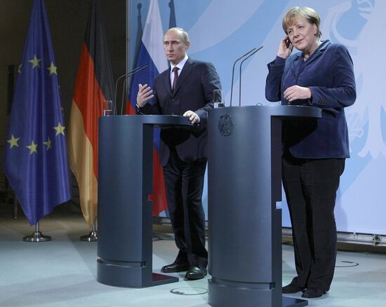 Vladimir Putin visits Germany