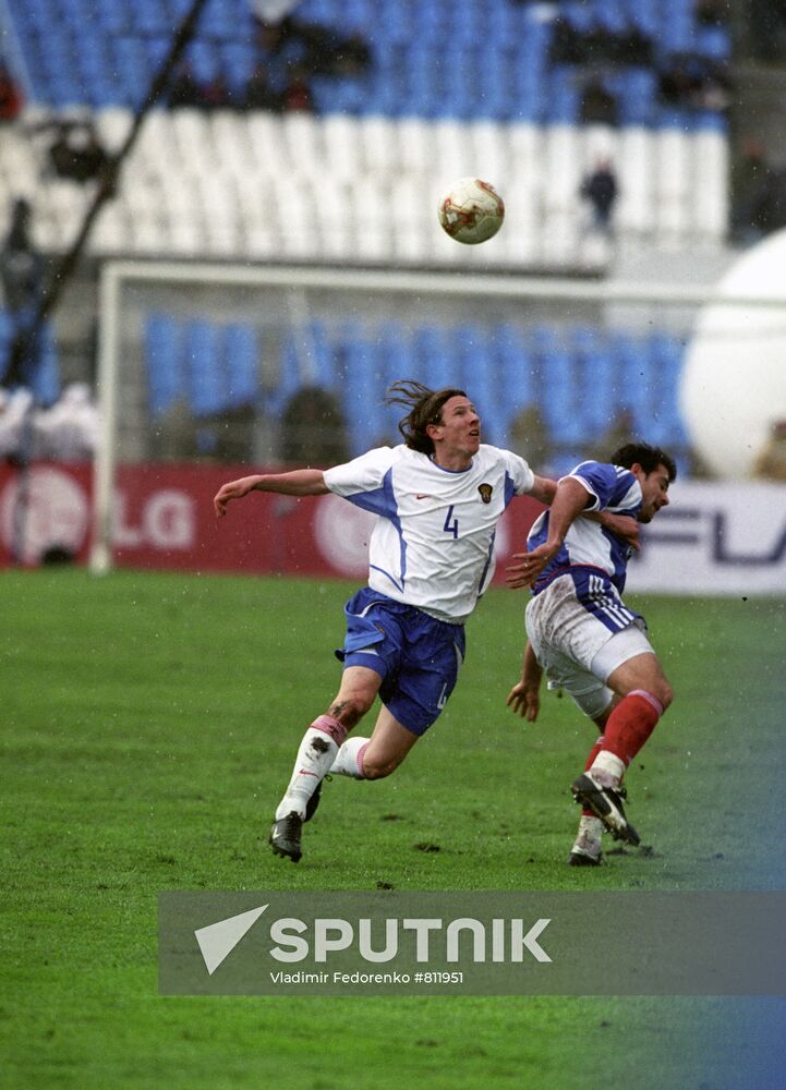 Football. LG Cup. Russia vs. Yugoslavia