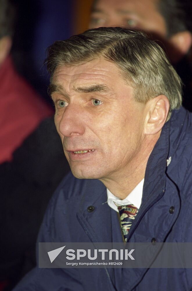 FC Spartak (Moscow) head coach Georgy Yartsev