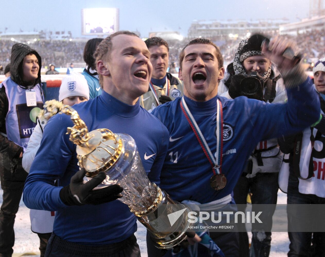 Football. Russian Premier League. Zenit vs Krylia Sovetov