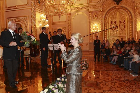 Svetlana Medvedev attends gala concert of young performers