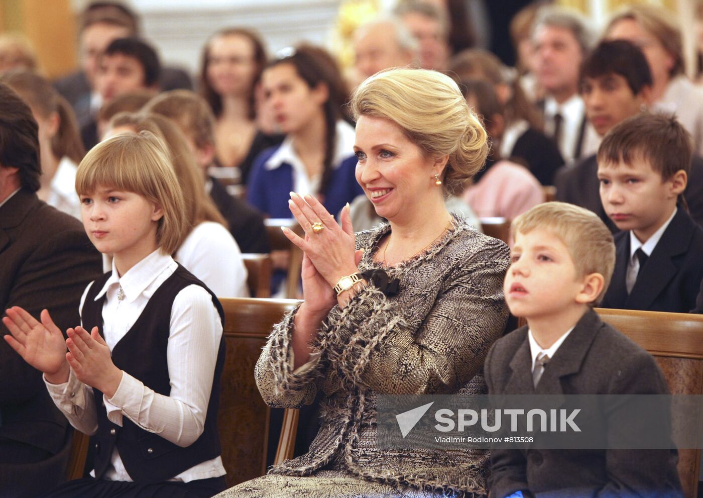 Svetlana Medvedev attends gala concert of young performers