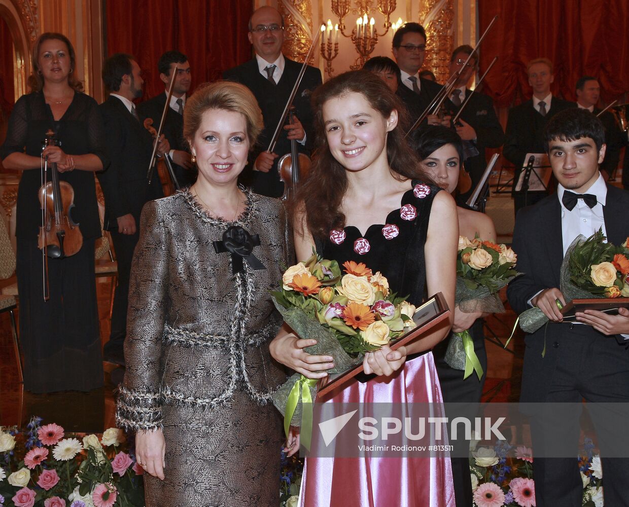 Svetlana Medvedev attends gala concert of young performers