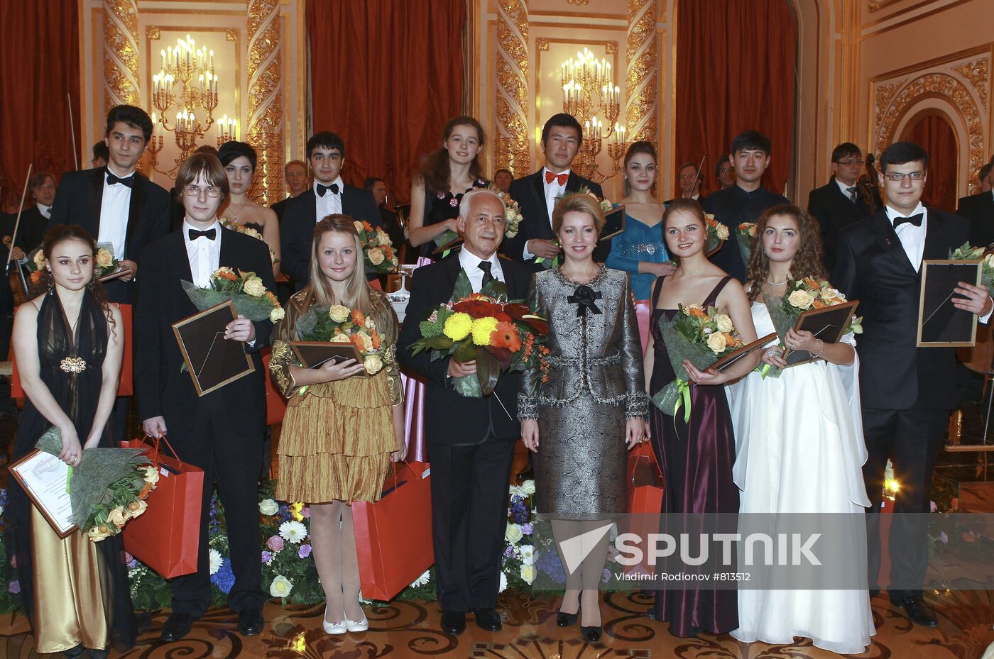 Svetlana Medvedev attends gala concert of young performers