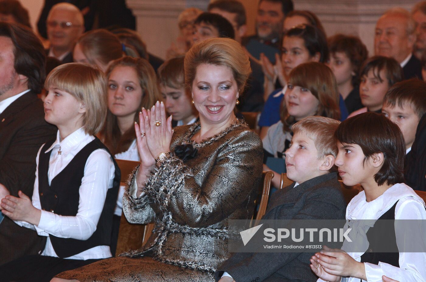 Svetlana Medvedev attends gala concert of young performers