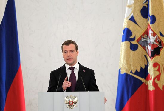 Dmitry Medvedev's annual address to Federal Assembly